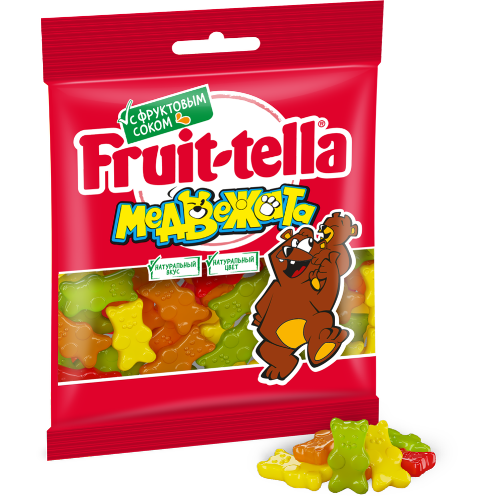 Мармелад жевательный «Fruittella» медвежата, 70 г #0