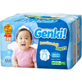 Подгузники-трусики детские «Genki» размер M, 7-10 кг, 32 шт