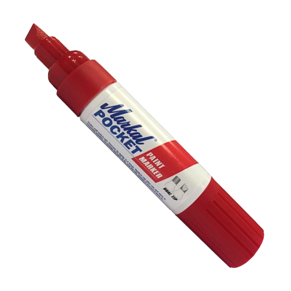Маркер перманентный «Markal» Pocket, на основе жидкой краски, красный