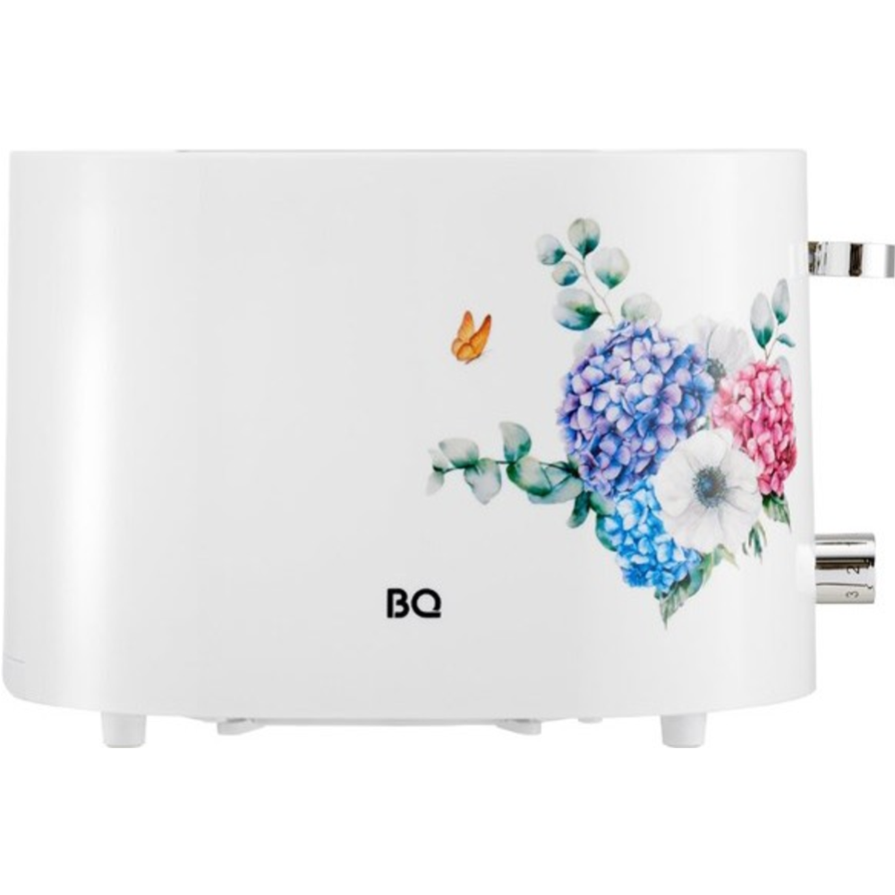 Тостер «BQ» T1003, белый/цветы