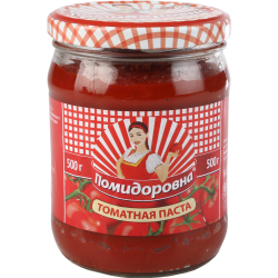 Паста то­мат­ная «По­ми­до­ров­на» несо­ле­ная 25%, 500 г