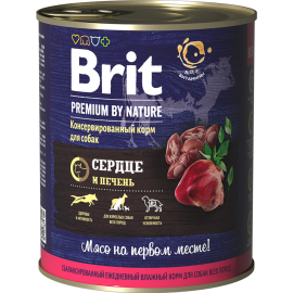 Корм для собак «Brit» Premium By Nature, Heart&Liver, 40209, 850 г