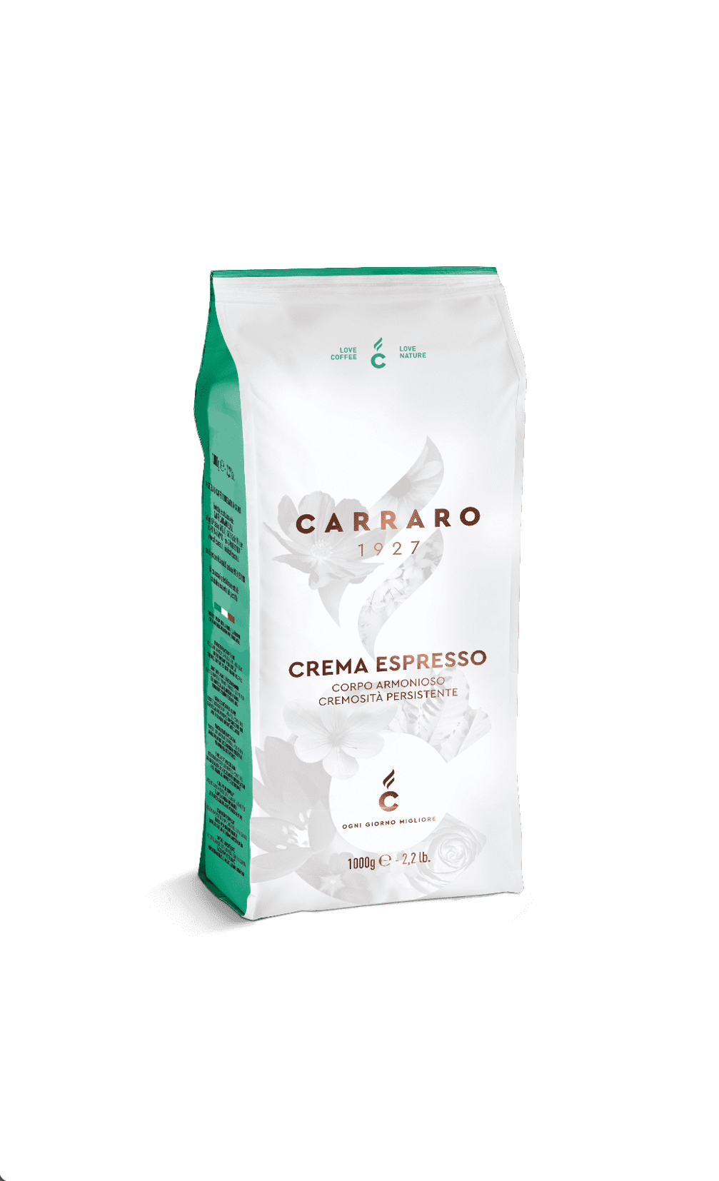 Кофе в зернах Carraro crema espresso 1кг