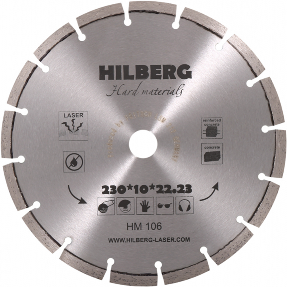 Диск алмазный «Hilberg» Laser, HM106