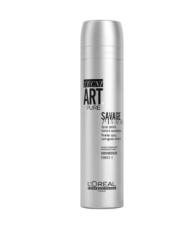 L`Oreal Professionnel Tecni.art 19 Savage Panache Pure Сухой спрей с пудровой текстурой, 250 МЛ