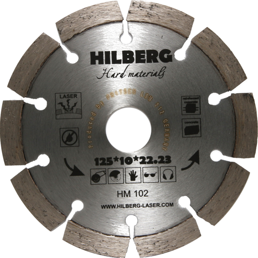 Диск алмазный «Hilberg» Laser, HM102