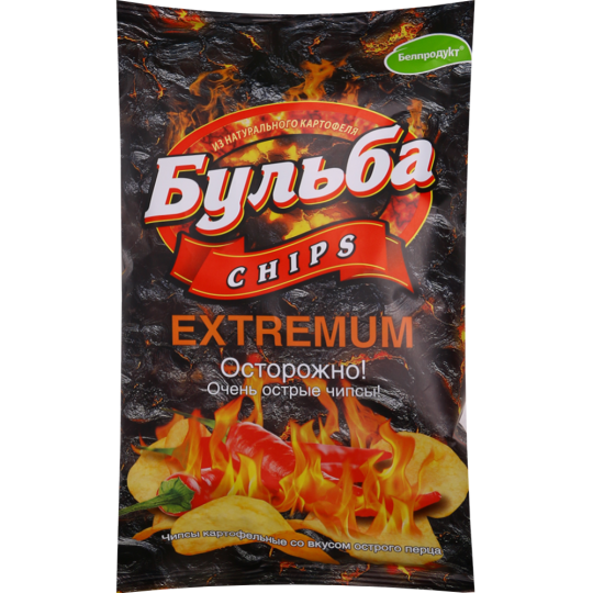 Чипсы «Бульба Chips» со вкусом острого перца, 75 г