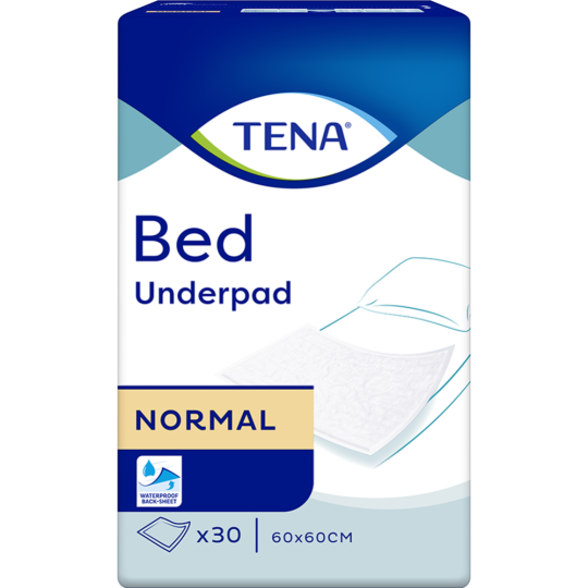 Простыни впитывыющие «Tena Bed Norm» 60х60 см, 30 шт