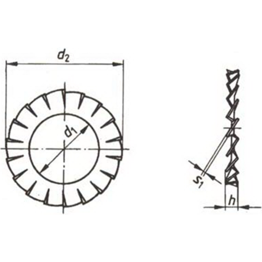 Шайба «ЕКТ» стопорная, CV501951, 90000 шт