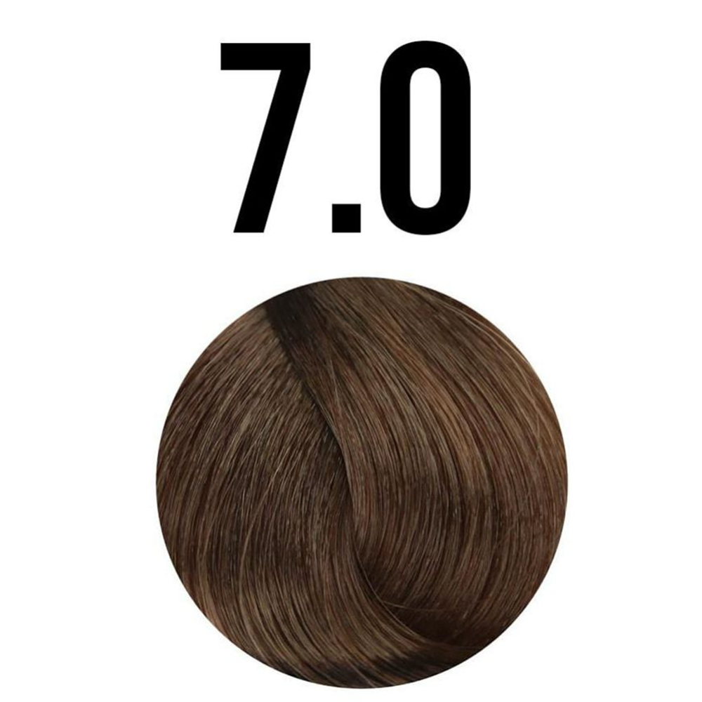 Крем-краска для волос «Inebrya» семена льна и алоэ, 7/0, 100 мл