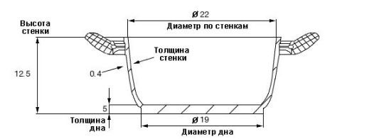 Кастрюля из нержавеющей стали 4,5л Гретта