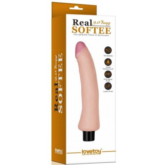 Реалистичный вибратор Real Softee 24 см