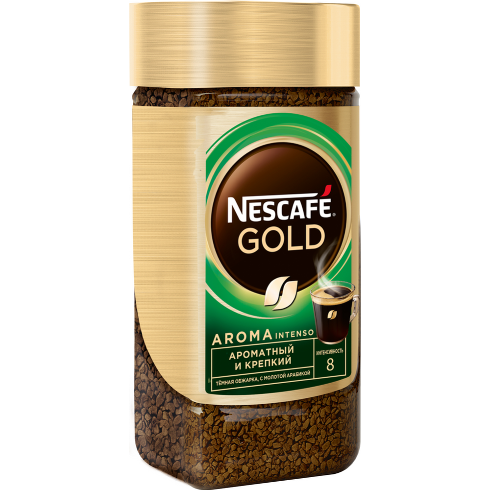 Кофе растворимый «Nescafe» Gold Aroma, с добавлением молотого, 85 г #2